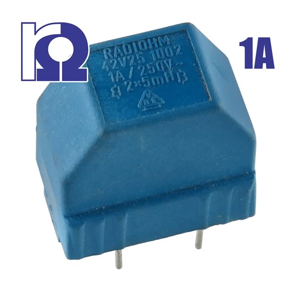 G25120 ` Radiohm Dual Toroid Inductor 42V251002 2 x 5mH