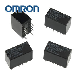 G25121 - (Pkg 4) Omron G6N2-UA-006103 Miniature Thru-hole 4.5VDC DPDT Relay