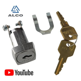 G25165 - Alco Panel Mount Heavy Duty SPST 2 Position Key Lock Switch