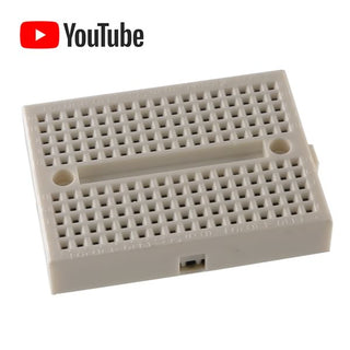 G25169 ^' 170 Contact Tie-Points White Mini Breadboard