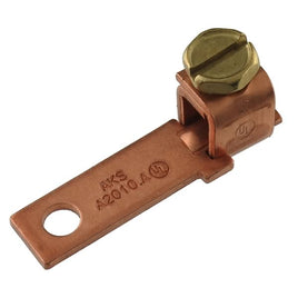 G25181 - AKS Heavy Duty Solid Copper Ground Lug for #10 Stud and 12-4 AWG Wire