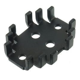 SOLD OUT G25213A - (Pkg 4) Black Anodized Aluminum TO-3 Heatsink