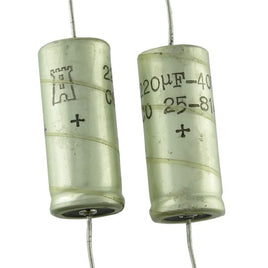 SOLD OUT G25214 - (Pkg 5) Siemens 220uF 40V CO 25-816 Axial Electrolytic Capacitors