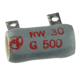 G25403 - 500 Ohm 3Watt Compact Wirewound Ceramic Power Resistor