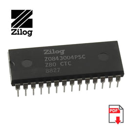 G25550 ` Zilog Z0843004PSC Z80 CTC Counter/Timer 4MHz 4 Channel