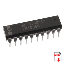 G25564 - National LM1035N High Performance 2-Channel Tone Control IC