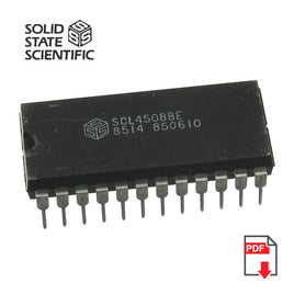 G25576 - Solid State Scientific SCL4508BE Dual 4-Bit Latch IC