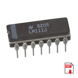 G25593 ` Vintage National Ceramic 14 Pin Dip LM111J