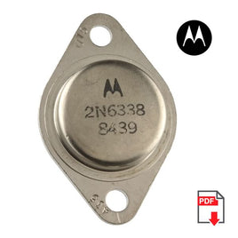 SOLD OUT! G25594 - Motorola 2N6338 NPN TO-3 Steel Case Power Transistor