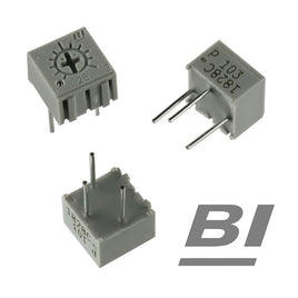 G25636 - (Pkg 10) TT Electronics 25PR10KLF - 1/4" sq. 10K Single Turn Trimmer Resistor
