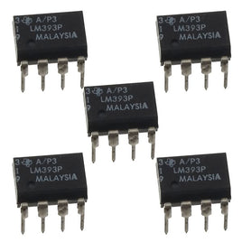 G25637 - (Pkg 5) Texas Instruments LM393P Low Current Comparator