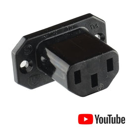 G25729 - Chassis Mount Female IEC Connector Socket
