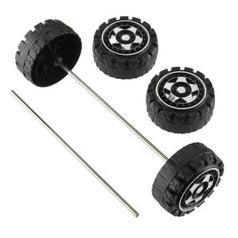 G25748 - Combination (2) Steel Axles and (4) Wheels