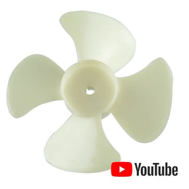G25821 + Heavy Duty 'Press On' 2.8" dia. Fan Blade for 0.2" dia. Shaft