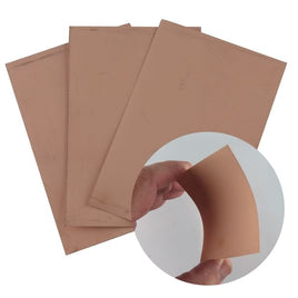 G25885 - (Pkg 3) 2" x 3" Super Flexible Ultra Thin Double Sided Copper Clad