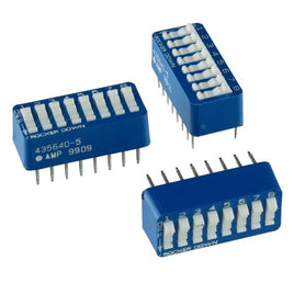 SOLD OUT G25934 - (Pkg 3) Amp High Quality 8 Position Dip Switch 435640-5