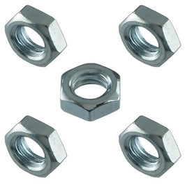 G25959 - (Pkg 100) 10-24 Hex Nut, Zinc Plated Steel, 3/8" Flats x 1/8" Thick