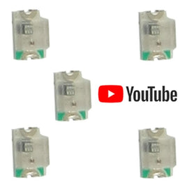 G25970 ` (Pkg 5) Very Rare Tiny SMD Red Flashing LED