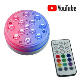 G26058B - (Pkg 4) Amazing Submersible LED Light with Remote Control