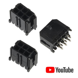 SOLD OUT! G26149 - (Pkg 10) 2 Row 6 Pos Header Connector (Equivalent to Molex 430450628)