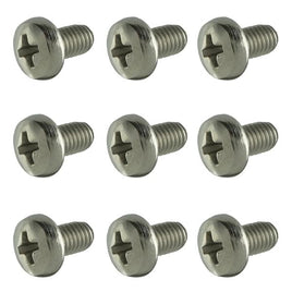 G26202 - (Pkg of 25) M5 x 8mm Machine Screw, Phillips Pan, A2 Stainless, M5x8