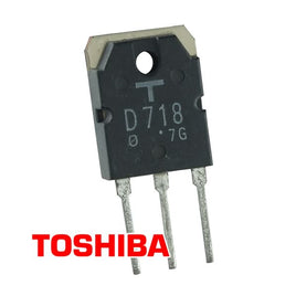 SOLD OUT! G26257 - Toshiba 2SD718 NPN TO-3P High Power Amplifier Transistor