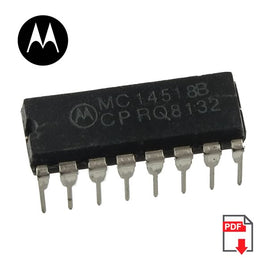 G26366A - (Pkg 4) Motorola MC14518B Counter Shift Registers Dual BCD Up Counter