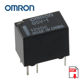 G26373 - Omron G5V-1 12VDC / 1A Low Signal Mini Relay SPDT
