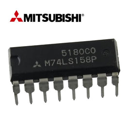G26410 - (Pkg 3) Mitsubishi M74LS158P Quadruple 2-Line to 1-Line Selector/Multiplexer (Inverted)
