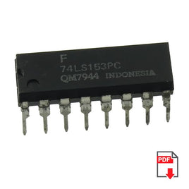 G26412 - Fairchild 74LS153PC Dual 1-of-4 Line Data Selectors / Multiplexers