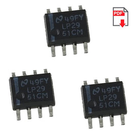 G26413 ` (Pkg 3) National LP2951CM SOIC-8 SMD Adjustable Voltage Regulator