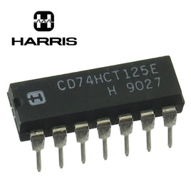 G26434 - (Pkg 4) Harris CD74HCT125E Quadruple Bus Buffer Gates with 3-State Outputs