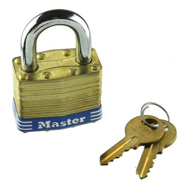 SOLD OUT G26605 - Master Lock 2MK Laminated Brass Padlock for Harsh Environments