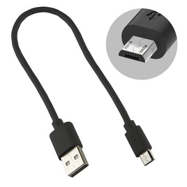 G26634 - Super Handy 8" USB to Micro-USB Black Cable