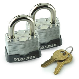 G26646 + (Pkg 2) Master Lock 1KA Laminated Steel Padlock