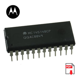 G26676 ~ Motorola MC14514BCP 4-Bit Transparent Latch / 4-to-16 Line Decoder