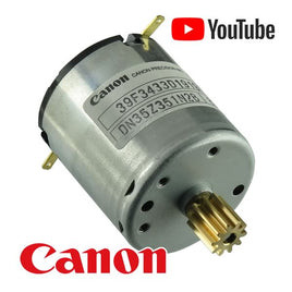 G26677 - Canon Precision 3 to 24VDC Heavy Duty Motor with Brass Pinion Gear