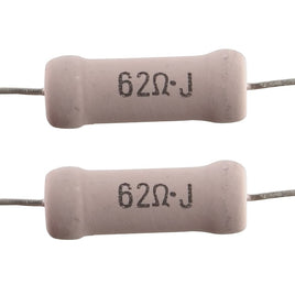 G26797 ~ (Pkg 2) KOA MOS-5 / 62 Ohm 5Watt 5% Metal Oxide Resistor
