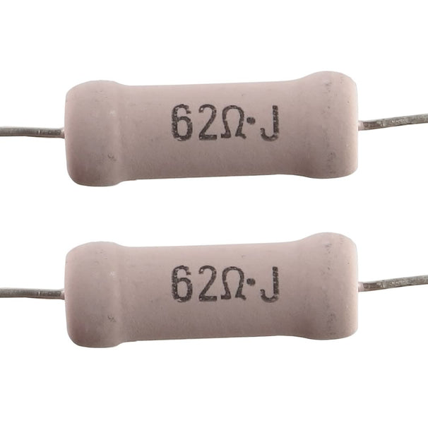 Lot De 2 Résistances Bobinées Dale 56 Ohm 5W 5% - Pour électronique Puissance - CW-5-56R