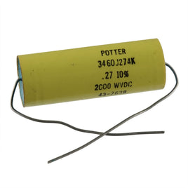 SOLD OUT! G26864 ~ Potter 0.27UF 2000V Polypropylene Metallized Film Capacitor