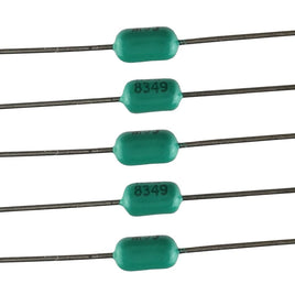 G26865 ` (Pkg 10) Corning Glass Works CGW 104K5K Axial 0.1UF 50V Monolithic Ceramic Capacitor