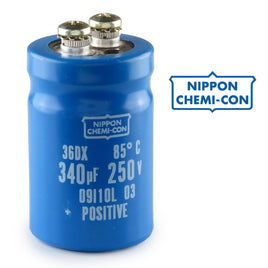 SOLD OUT-G26884 - Nippon Chemi-Con 340UF 250V Computer Grade Capacitor