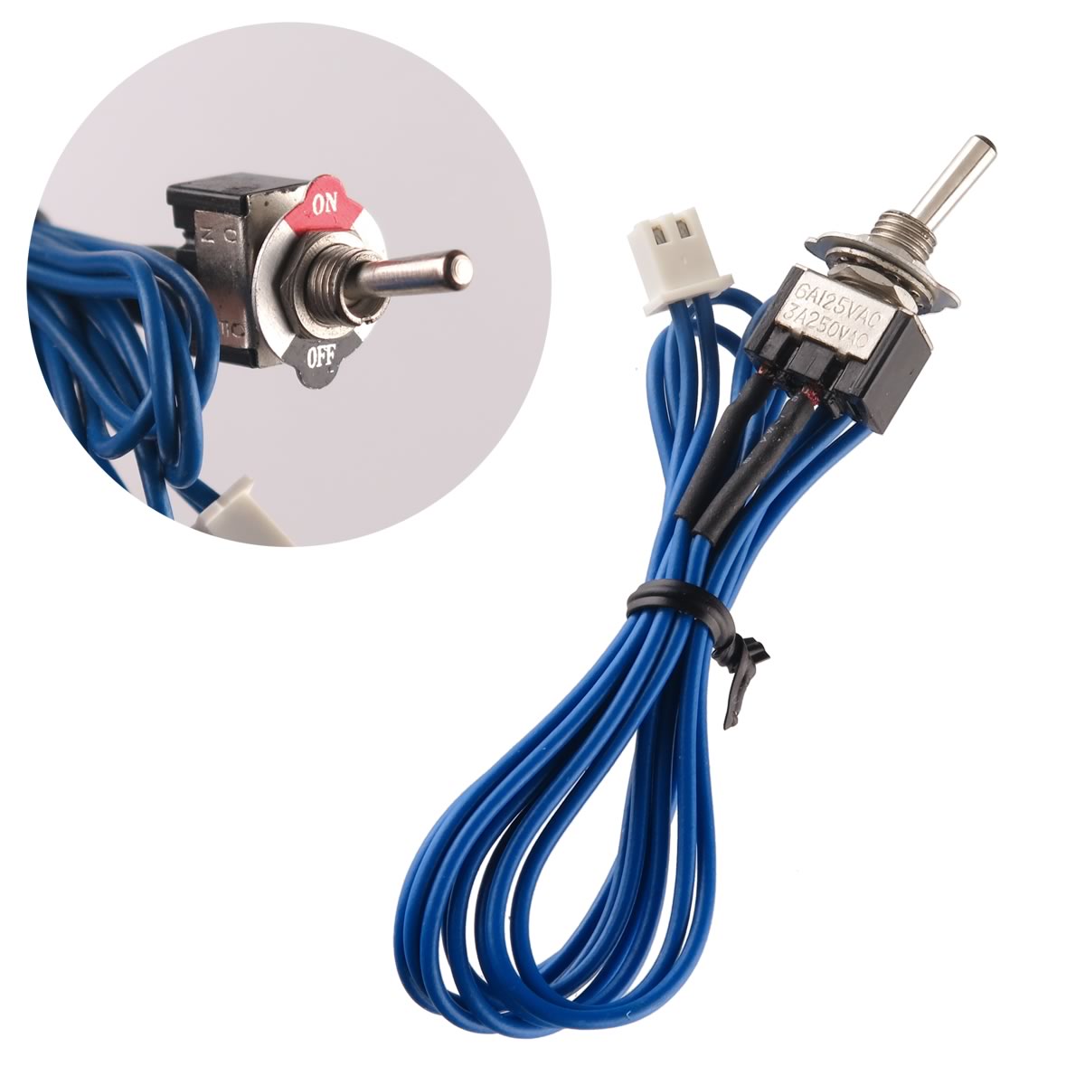 G26934 ~° Deluxe Miniature SPST On/Off Panel Mount Toggle Switch with