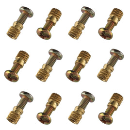 G26961 - (12 Sets/24 Pieces) Metric M4-0.7 Lock-In Fastener Combination