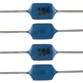 October Offer! G26962 + (Pkg 10) Circuit Functions Tiny Flat 0.1uF 50V Axial Monolithic Capacitor