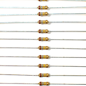 G501R - 180K 1/4 Watt Resistor (Pkg of 100)