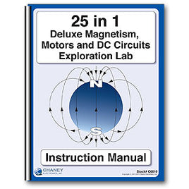 M1021 - MANUAL - for 25 in 1 Deluxe Magnetism, Motors and DC Circuits Exploration Lab (C6819)