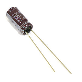 T1008 - 2.2uF Electrolytic Capacitor - for 26 in 1 Robotics Experimenter Lab